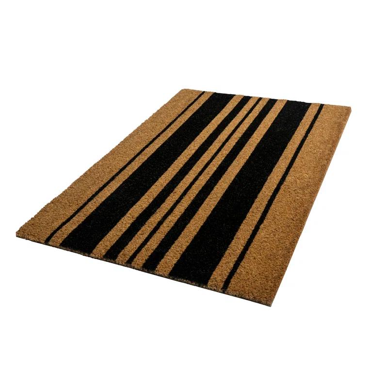 Entryways Bold Stripes Coir Doormat