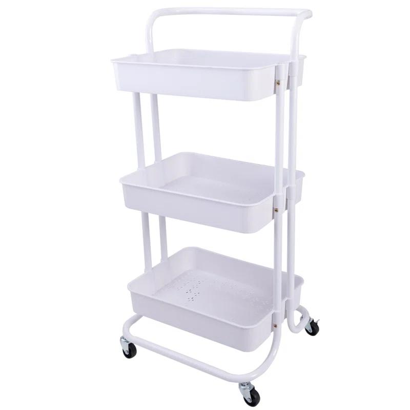 Organize It All Organize It All 3 Tier Rolling Basket Cart