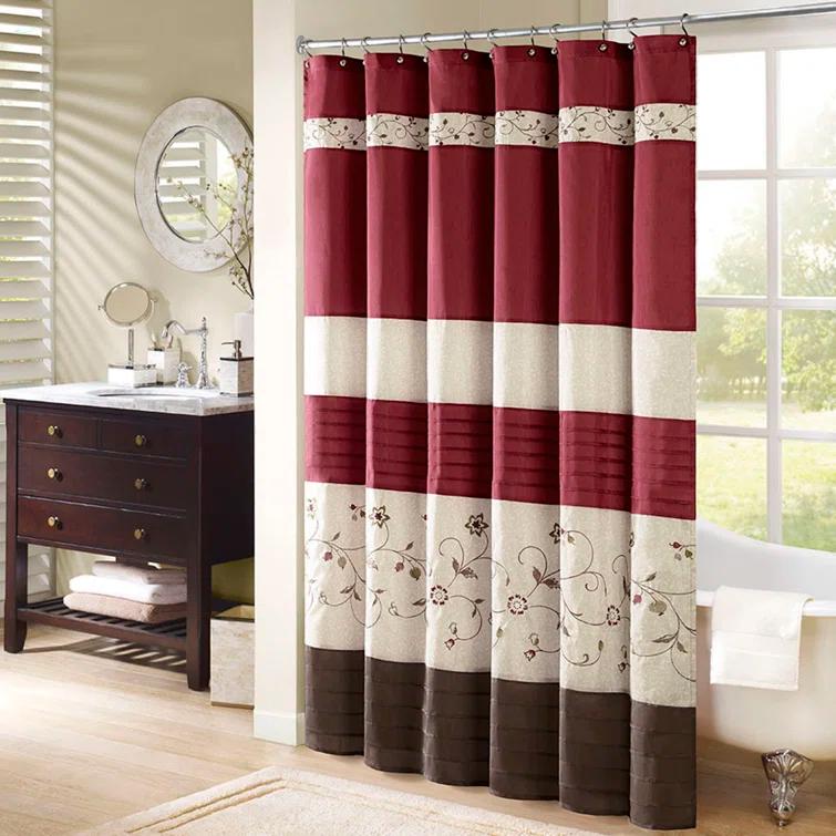 Madison Park Serene Polyester Shower Curtain