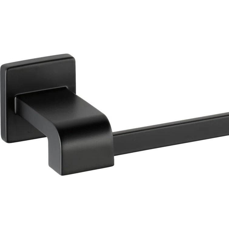 Delta Ara 24 in. Wall Mount Towel Bar Bath Hardware Accessory in Matte Black 77524-BL