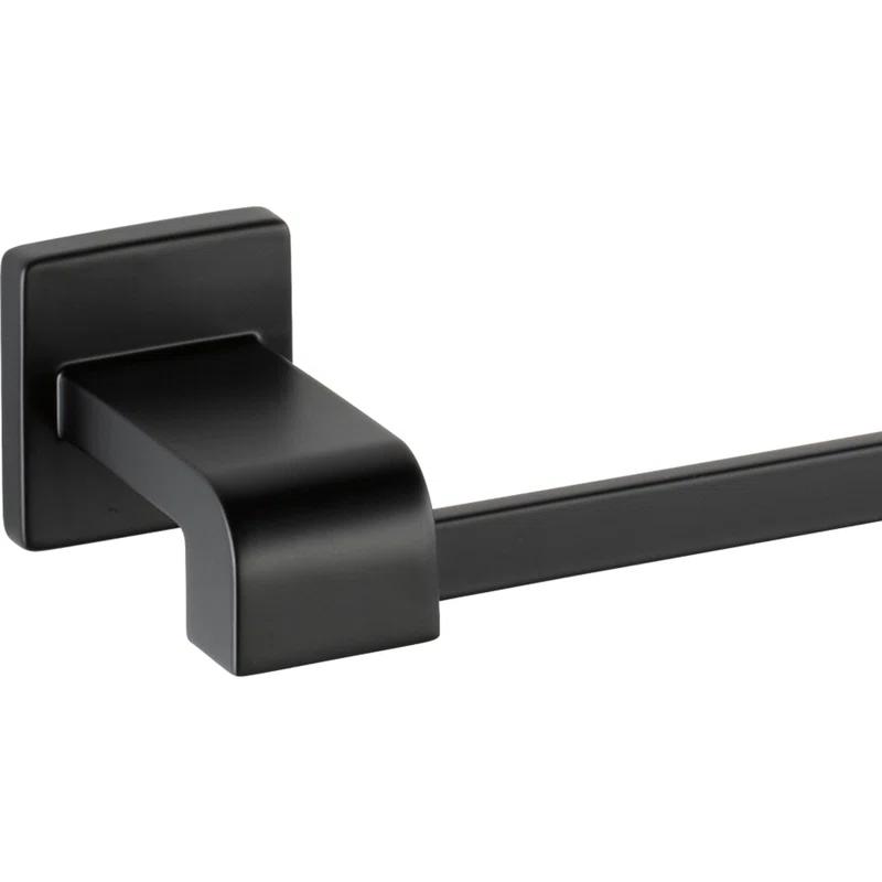 Delta Ara 24 in. Wall Mount Towel Bar Bath Hardware Accessory in Matte Black 77524-BL