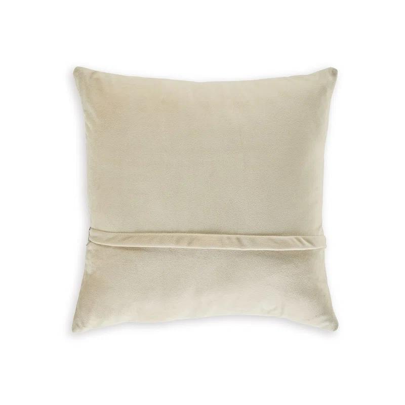 Benjara Throw Pillow Set Of 4, 20 Inch, Polyester, Medallion Print, Brown, Gray (Set of 4)