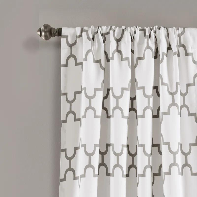 Lush Decor Polyester Room Darkening Curtain Pair (Set of 2)