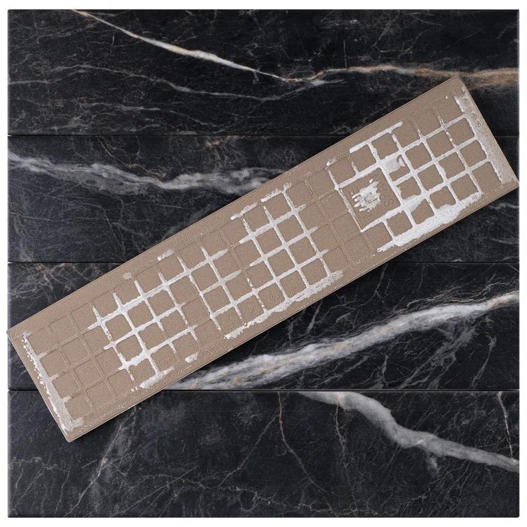 Supreme Tile Elegance Subway 3.15 in. x 12.99 in. Matte Porcelain Marble look Floor and Wall Tile
