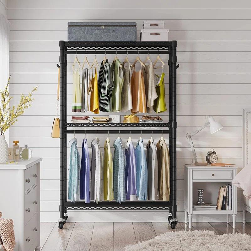 SOOTBA Rolling Clothes Hanger