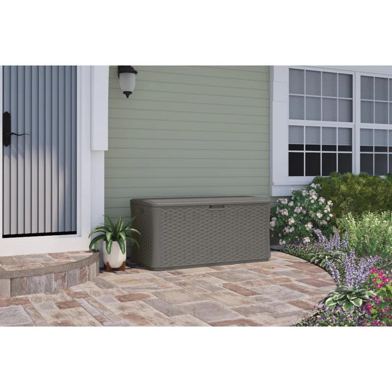 Suncast Suncast 134 Gallon Water Resistant Lockable Deck Box