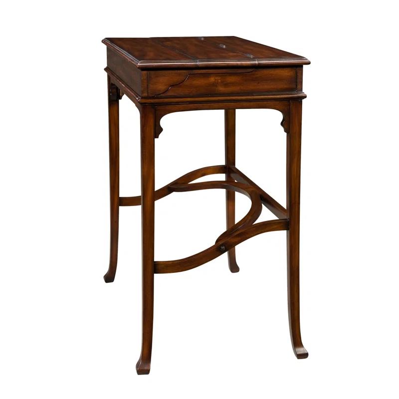 Theodore Alexander Campaign Solid Wood Secretary Desk