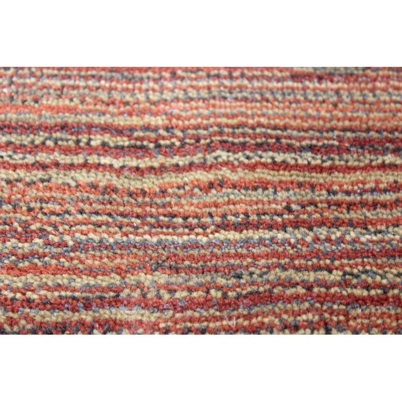 Darya Home Waldo Collection Contemporary Solid Area Rug Rust