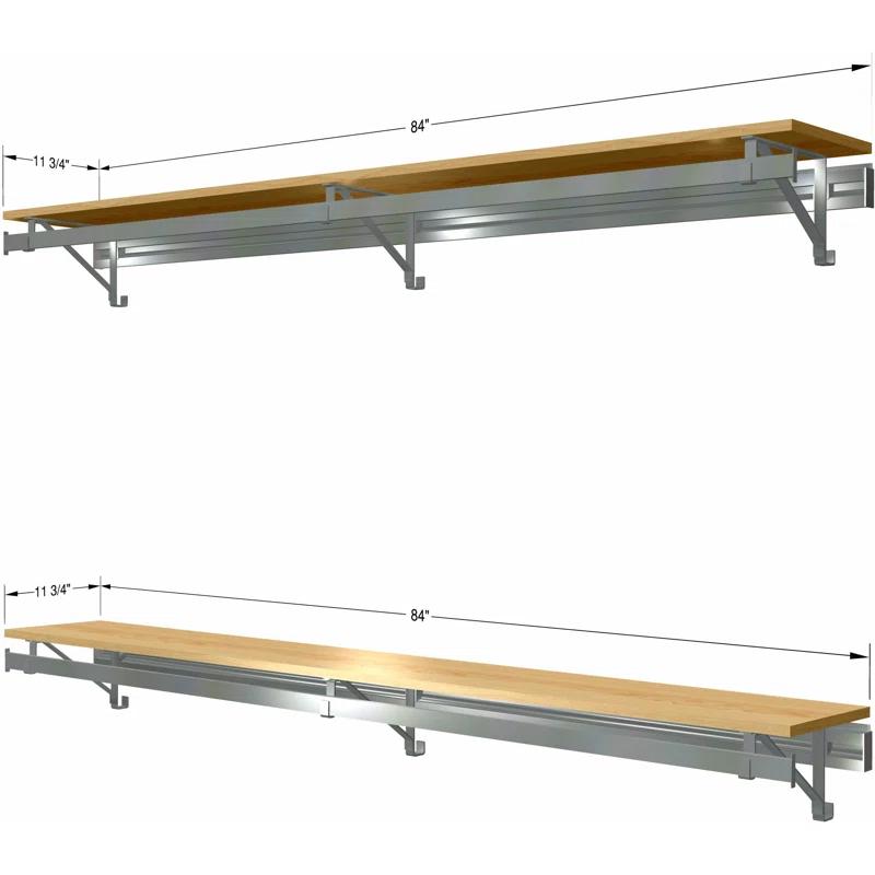 Arrange a Space Double Shelf-Hang Closet System