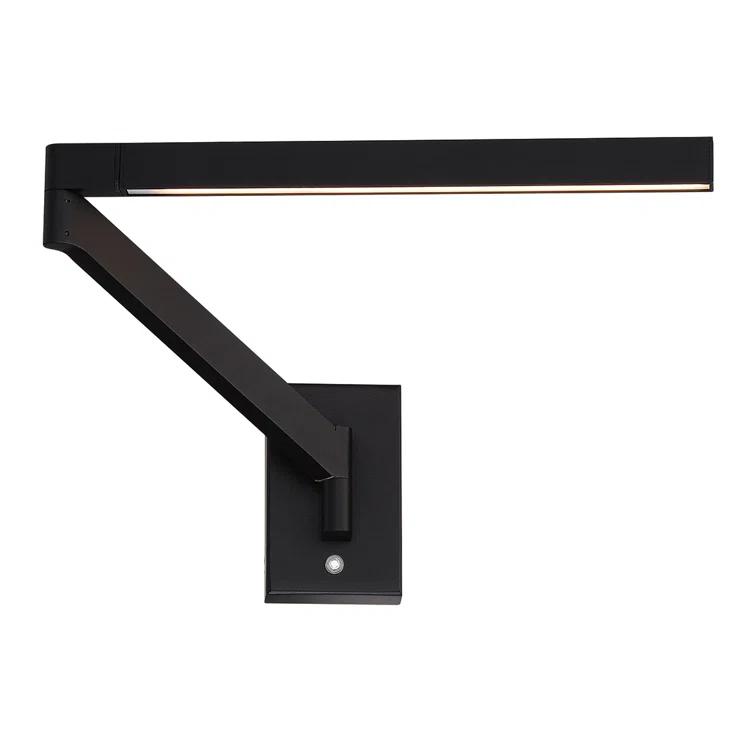 Joziah Single Light Aluminum Dimmable LED Swing Arm Sconce