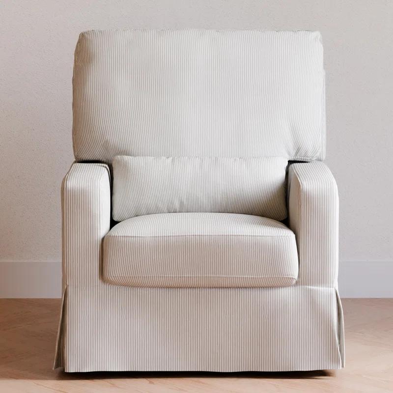 Crawford Upholstered Swivel Glider