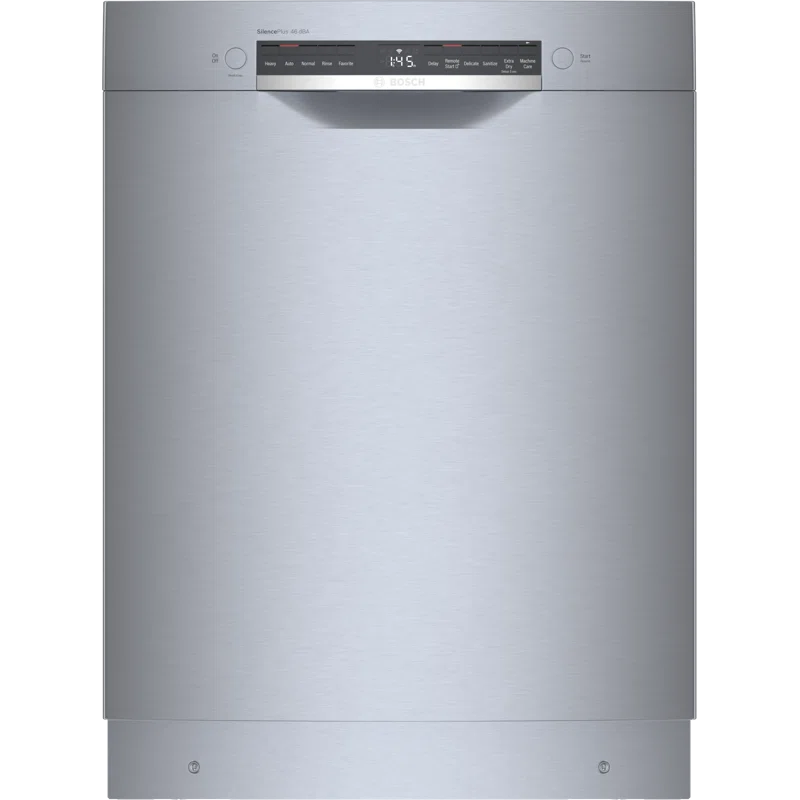 Bosch SGE53C55UC 300 Series 24" ADA Front Control Smart Built-In Dishwasher with Home Connect and 46 Dba