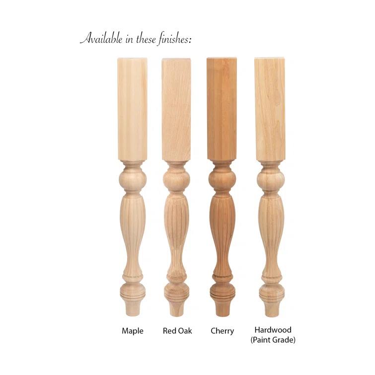 Architectural Products by Outwater L.L.C. Oak French Island Legs