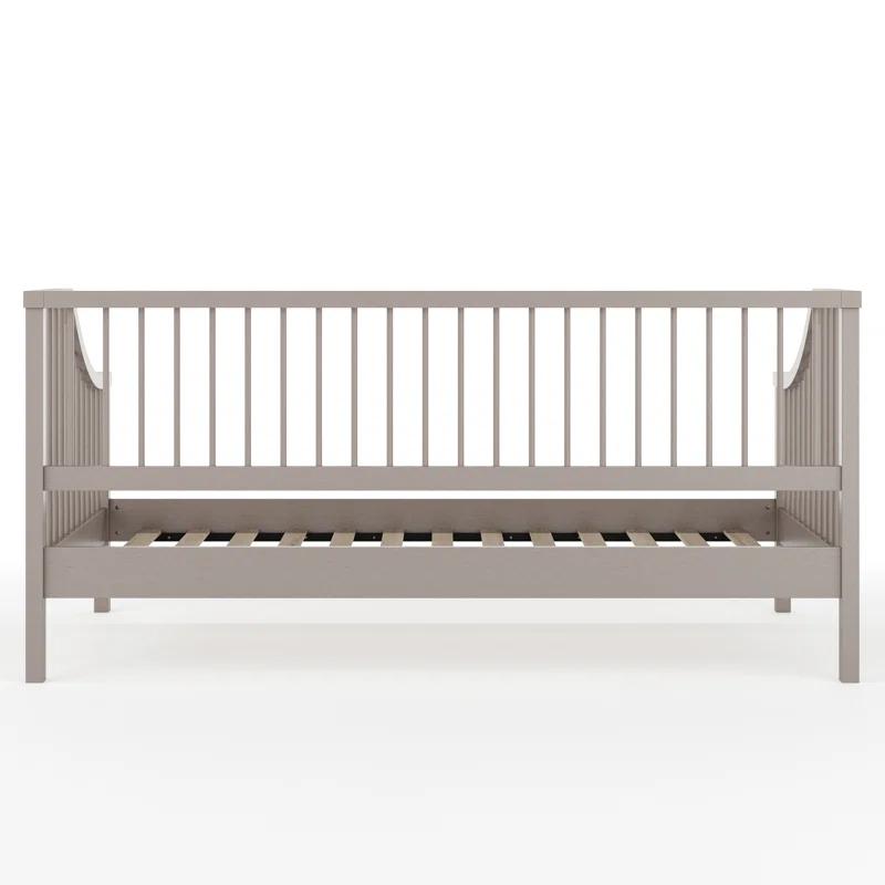 Martha Stewart Martha Stewart Neely Wooden Platform Daybed With Spindles And Wood Slat Foundation