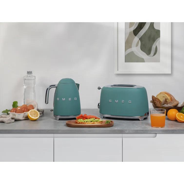 SMEG Matte Jade Green 2-Slice Retro Toaster