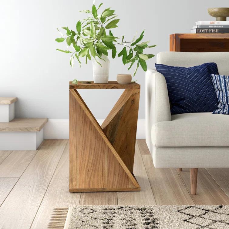 Rivera Solid Wood End Table