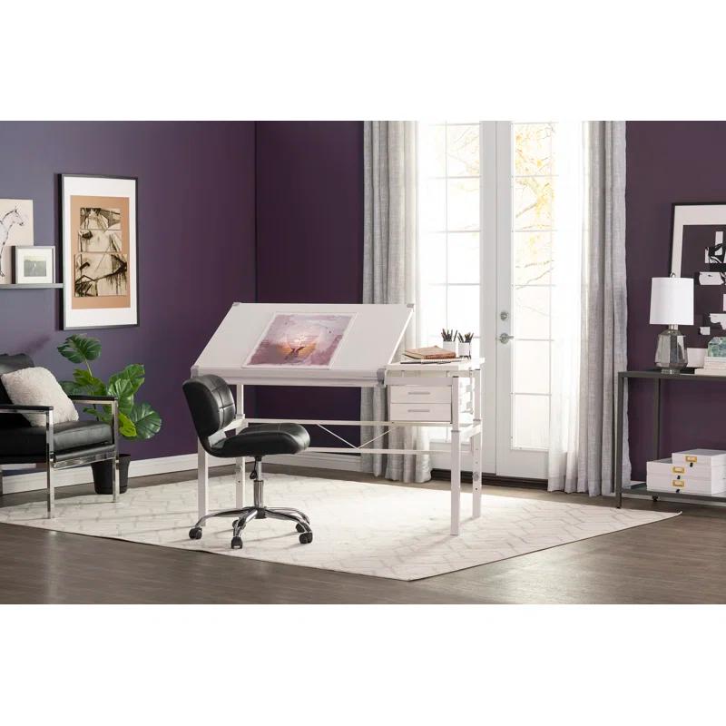 Inbox Zero Cowie Height Adjustable Drafting Table
