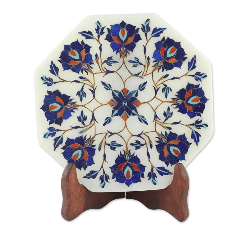 Alcott Hill® Andersson Handmade Marble Decorative Plate 1