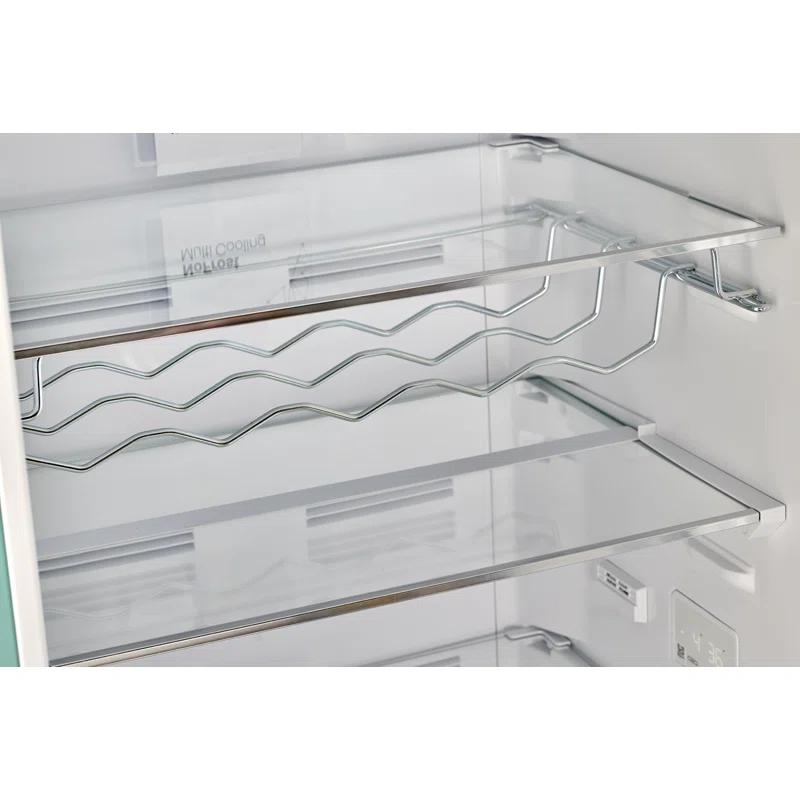 Unique Appliances Classic Retro 24 In 12 Cu.ft Bottom Mount Fridge Auto Defrost, Energy Star Certified, Counter Depth UGP-340L T AC