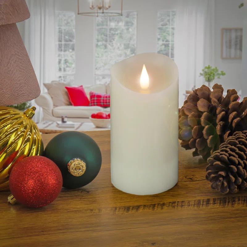 HGTV Home Collection Unscented Flameless Candle