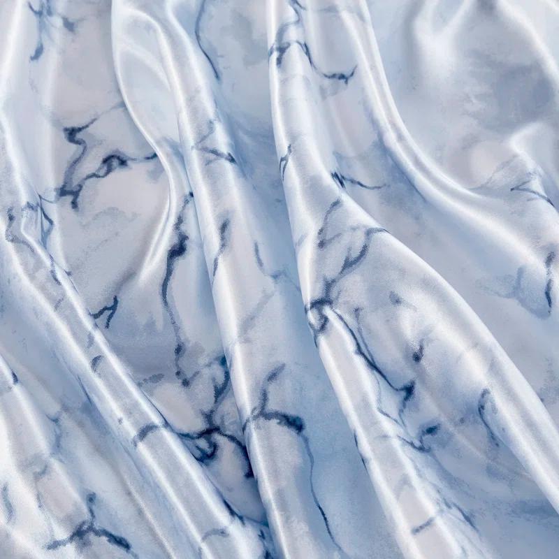 Madison Park Essentials Printed Satin Luxury Sheet Set