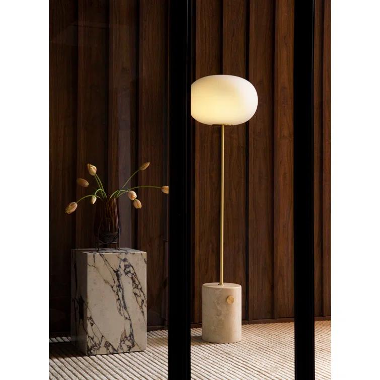 Audo Copenhagen JWDA 59" Brushed Brass Novelty Floor Lamp | Perigold