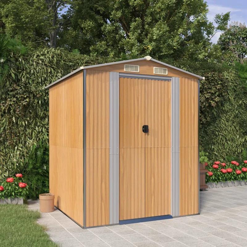6 ft. 2 in. W x 6 ft. 3 in. D Galvanized Steel Storage Shed