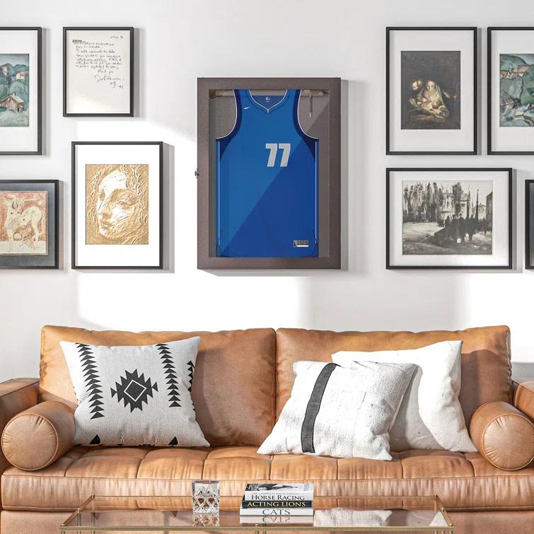 HomCom 2.5'' D Plastic/Acrylic Jersey Case | Wayfair