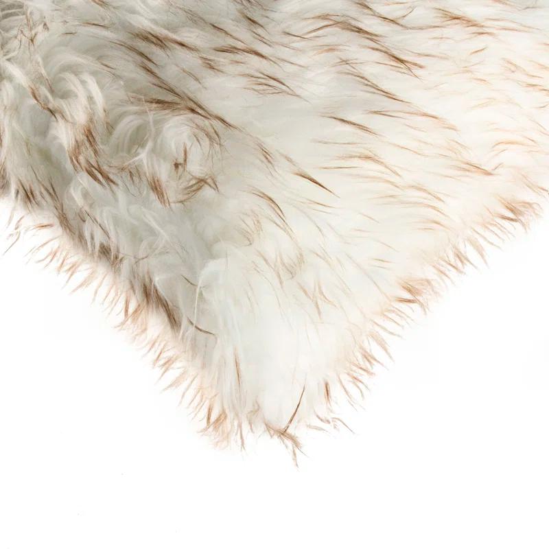 Belton Animal Print Faux Fur Throw Pillow (Set of 2)