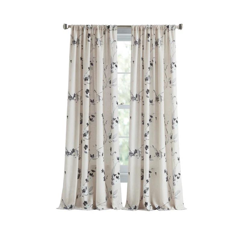 DKNY DKNY Fontana Mid Grey Curtain Panel Pair