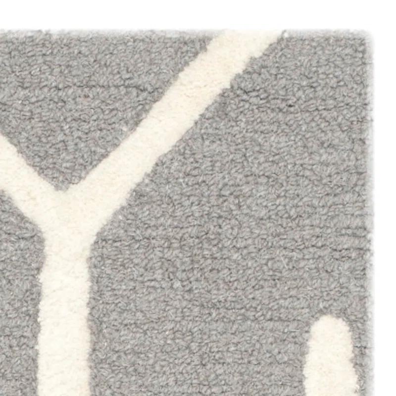 George Oliver Deedgra Hand Tufted Wool Geometric Rug