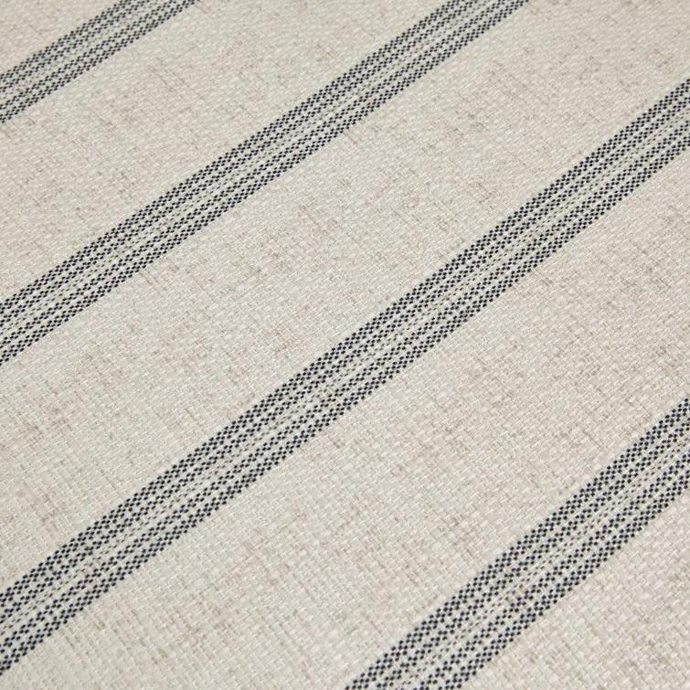 Martha Stewart Martha Stewart Ellen Striped Upholstered Ottoman