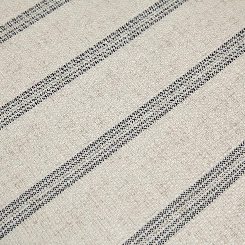 Martha Stewart Martha Stewart Ellen Striped Upholstered Ottoman