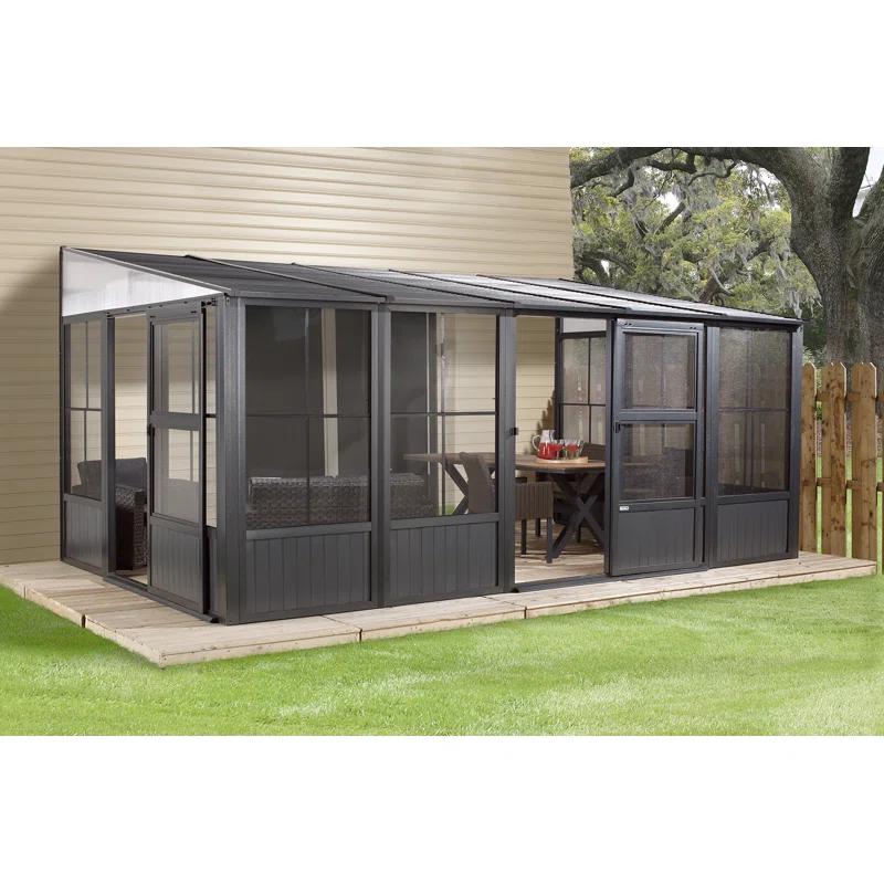 Sojag Charleston 16 Ft. W x 10 Ft. D Aluminum Patio Gazebo