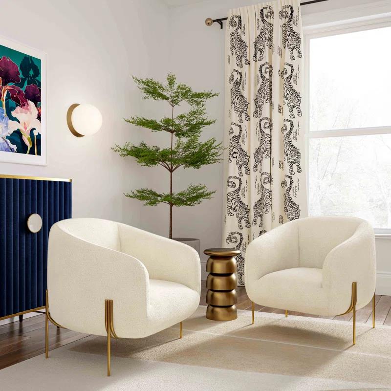 TOV Furniture Kandra Velvet Accent Chair
