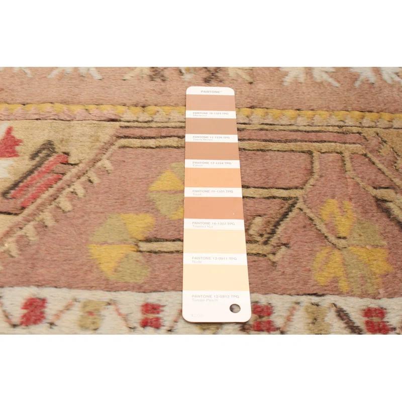 Isabelline One of kind Hand-Knotted Andelz Copper Rug 4'0" x 6'6"