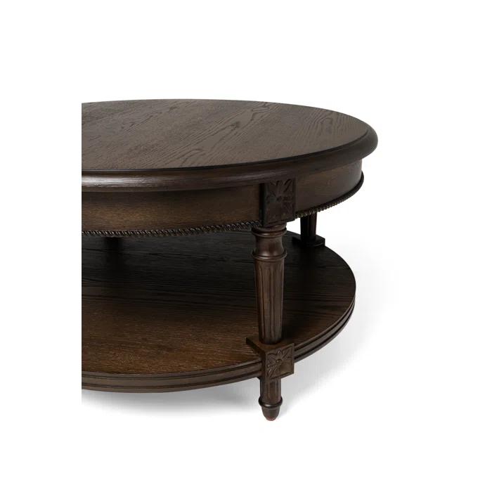 Maven Lane Pullman Round Wooden Coffee Table & Reviews | Wayfair