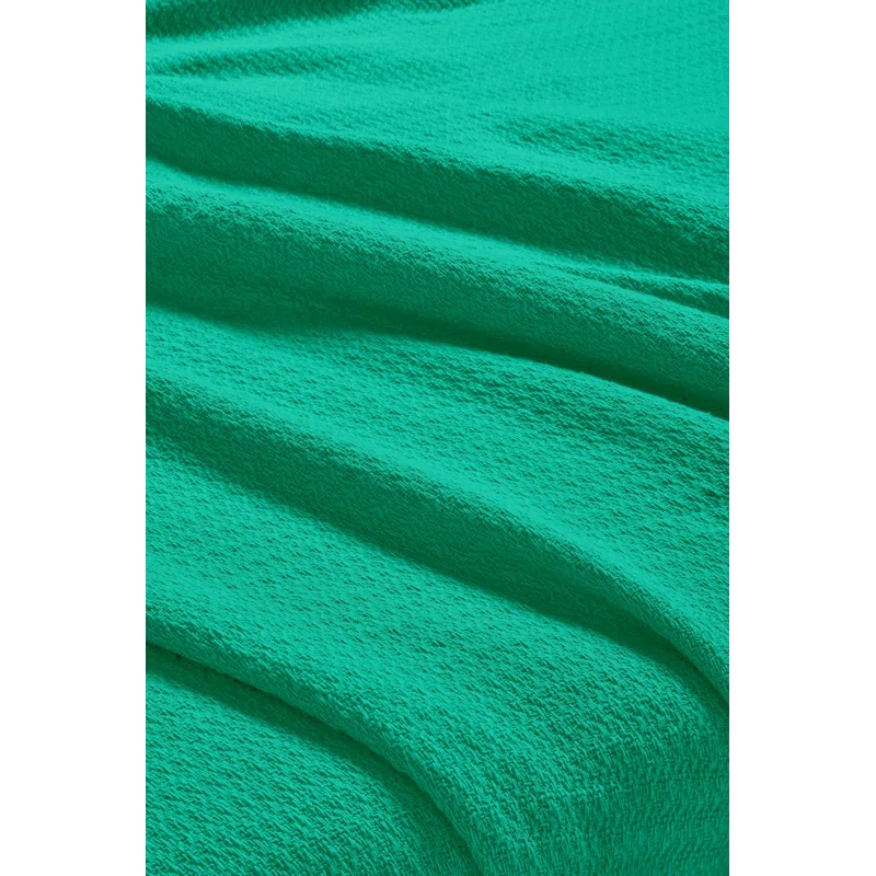 Superior Waffle Weave Honeycomb Knit Soft Textured All-Season Cotton Blanket