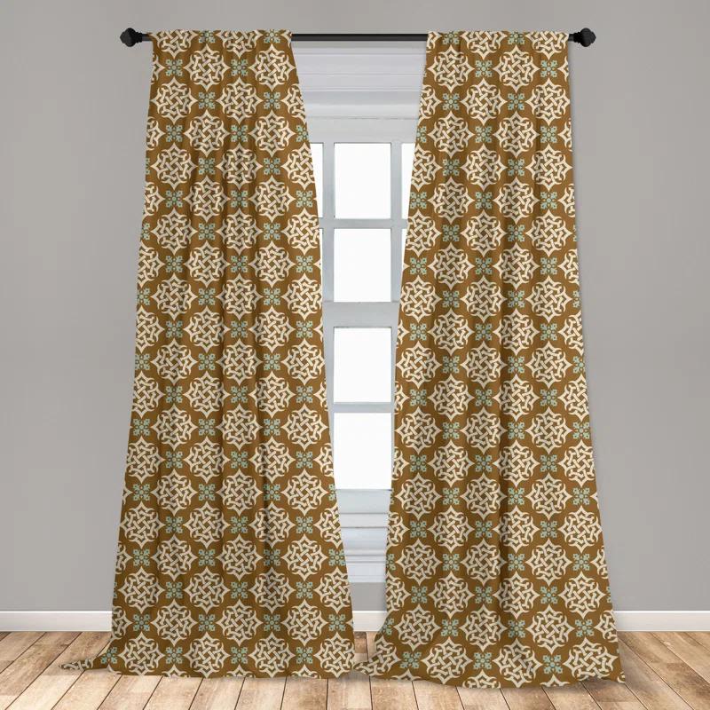 Semi-Sheer Rod Pocket Sliding Panel (Set of 2)