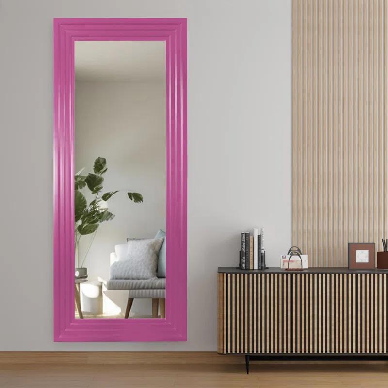 Trule Amy Wood Flat Wall Mirror