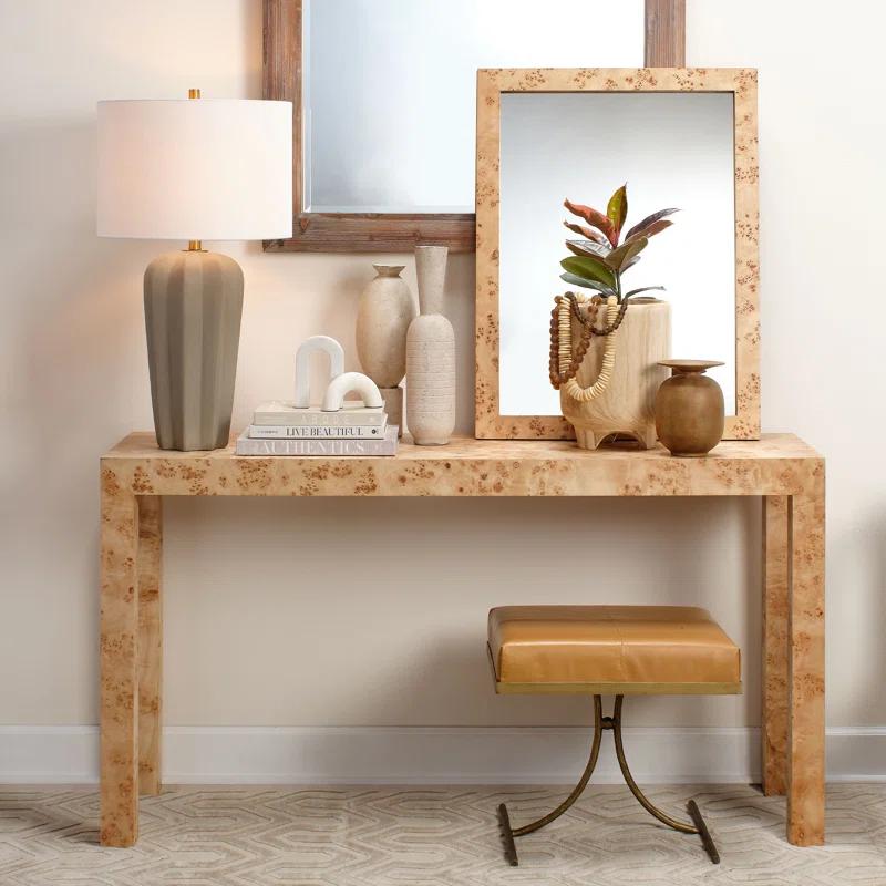 LOOMLAN Wood Flat Wall Mirror
