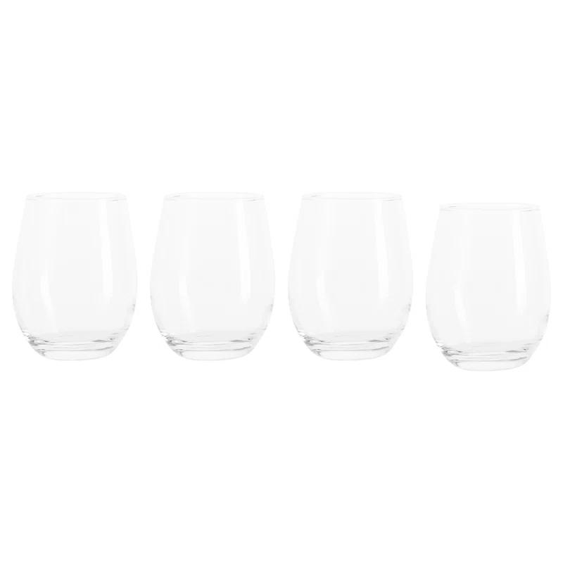 Home Essentials and Beyond 15oz. Wine Glass Set (Set of 4)