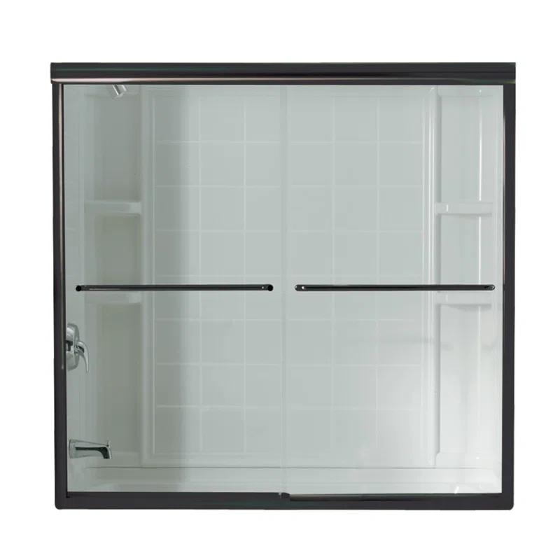 Sterling by Kohler 5425-59DR-G05 Finesse 59.63'' x 55.5'' Bypass Frameless Bath Door