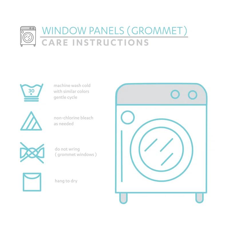 Lush Decor Polyester Blackout Curtain Pair (Set of 2)