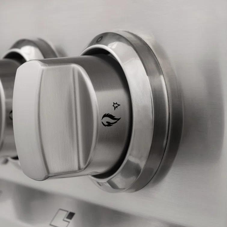 ZLINE ZLINE 24" 2.8 cu. ft. Range with Gas Stove and Gas Oven in Fingerprint Resistant RG24