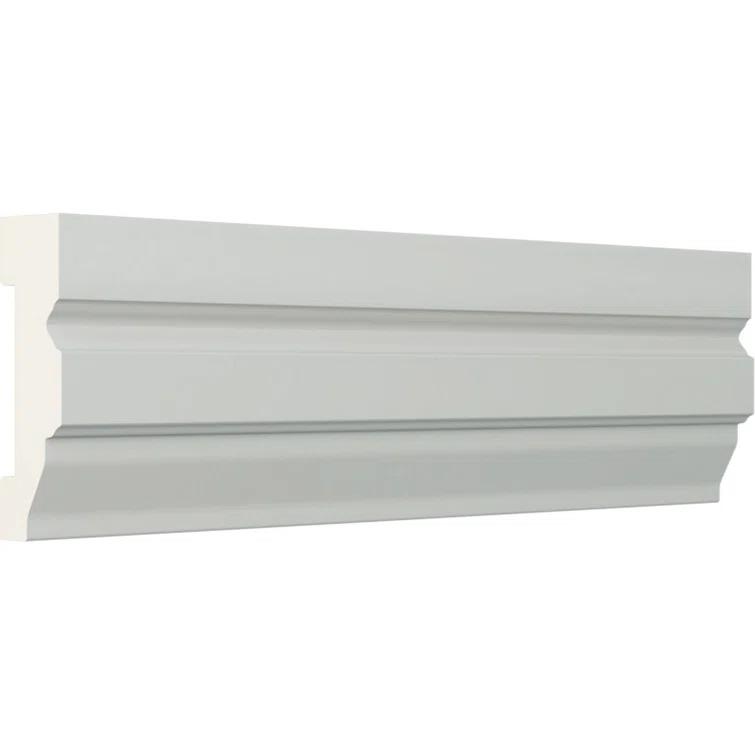 Ekena Millwork Endurathane Hillsborough Window & Door Casing, 2 5/8"H x 5/8"P x 94 1/2"L, Factory Primed