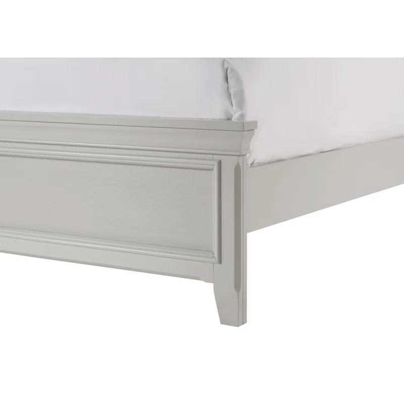 Alcott Hill® Gleda Solid Wood Panel Bed
