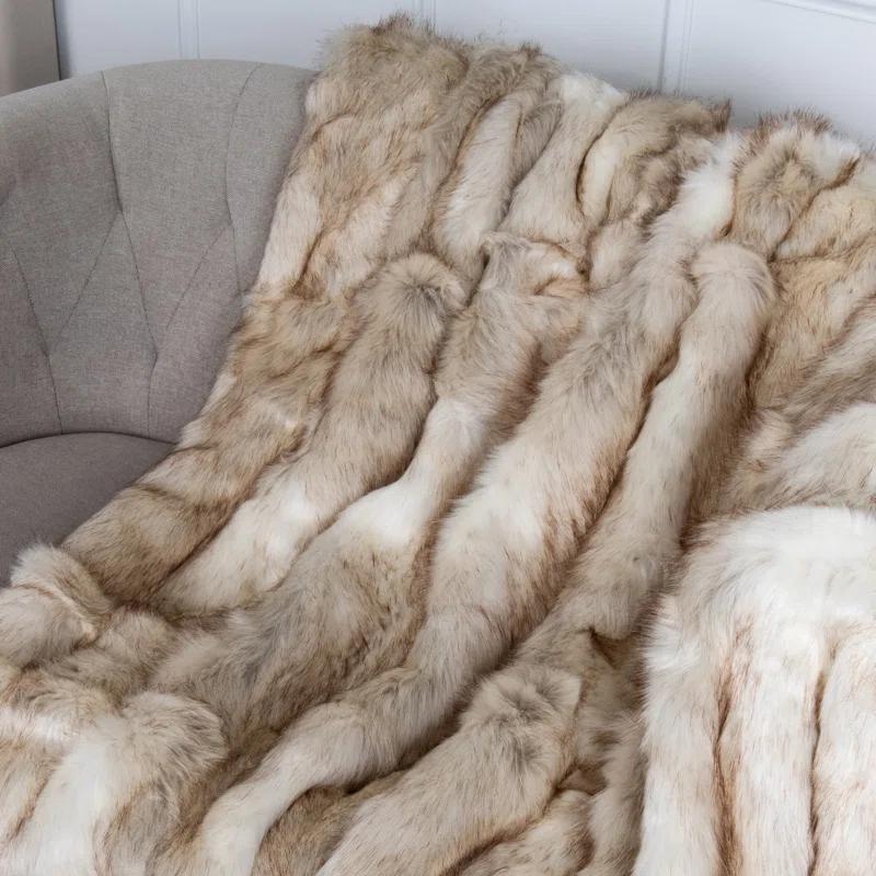 Faux Fur Throw