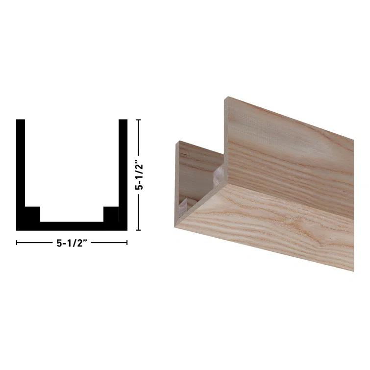 Ornamental Mouldings Natural Box Beam Ash