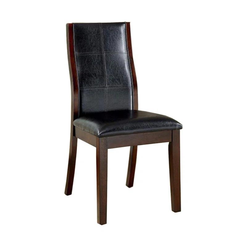 Winston Porter Estis 19.5'' H Faux Leather Upholstered Side Chair (Set of 2)